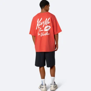 T-shirt Kiss Me Corallo
